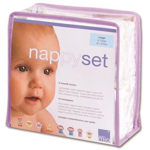 Bambino mio Nappy set pelena - Large Slike