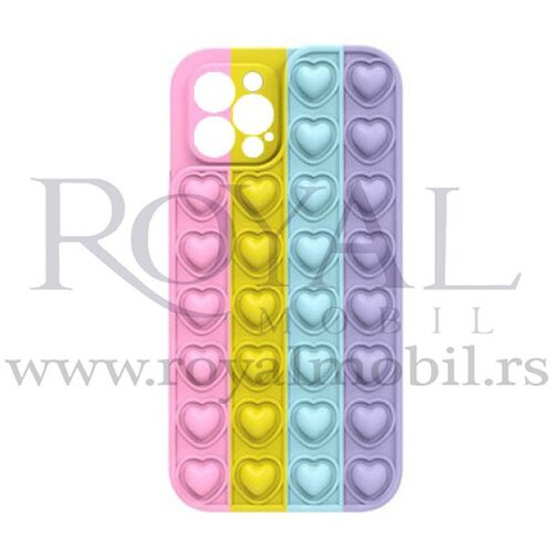 silikonska futrola bubble heart za iphone 12 pro max (6.7) No1 Slike