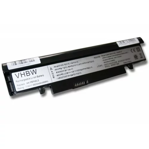 VHBW Baterija za Samsung NC110 / NC210, črna, 6600 mAh