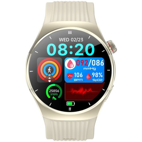 INF Pametna ura AMOLED 1,43 palca z Bluetooth klici in &amp;scaron;portom Gold, (5000506151) Slike