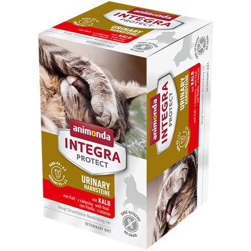 Animonda Ekonomično pakiranje Integra Protect Adult Urinary struvitni kamenci - 24x100 g - Teletina Slike