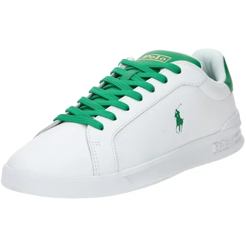 Polo Ralph Lauren Niske tenisice 'HRT CRT II' zelena / bijela