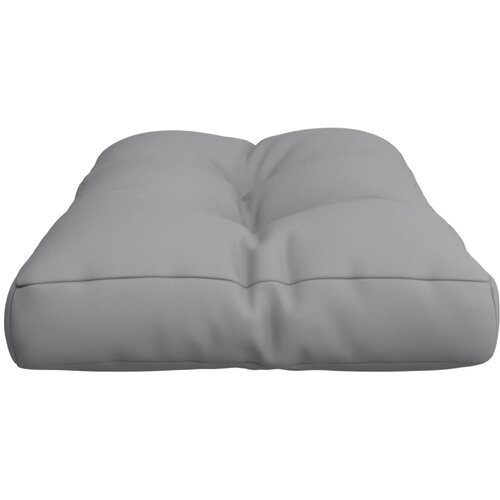  Jastuk za palete sivi 80 x 40 x 12 cm od tkanine Slike