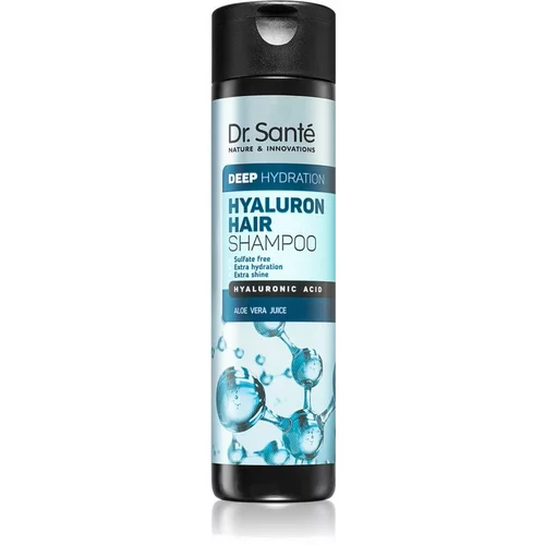 Dr. Santé Hyaluron šampon za suhe lase in lase brez sijaja ki dodaja hidracijo in sijaj 250 ml