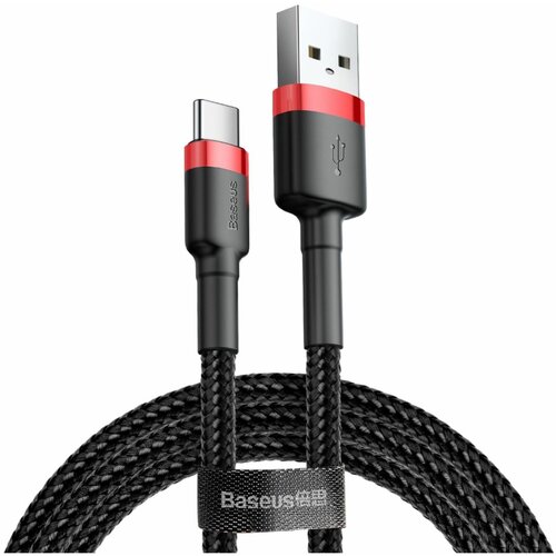 Baseus Kabel USB A-C 2m 2A Cafule rdeč+črn (20399037) Slike