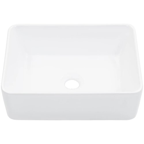 Maison Chic Umivalnik - Kopalna umivalnik - Lavabo 40x30x13 cm keramičen bel, (21684564) Cene