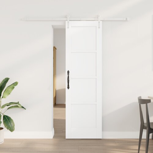 vidaXL klizna vrata s setom za stolariju bijela 61x198.5 cm od solidnog bora Cijene