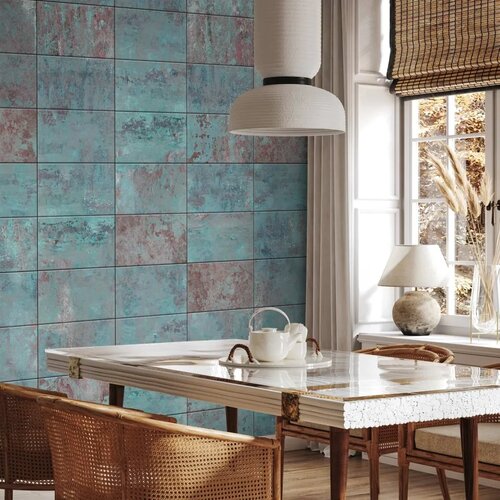  Tapeta - Turquoise Concrete 50x1000 Vodootporna Slike