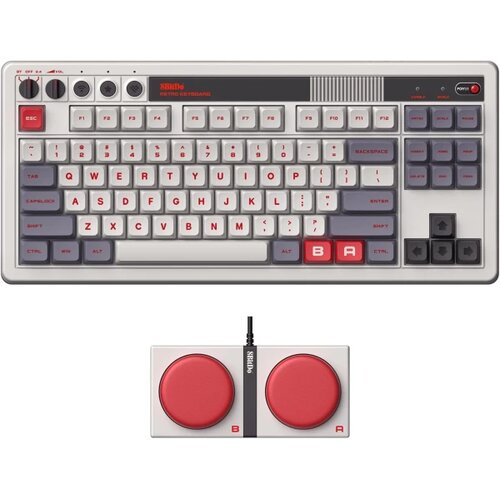 Oblivion gaming oprema Bežična tastatura 8BitDo Retro 87/mehanička/RGB/N Edition + Dual Super Buttons Cene