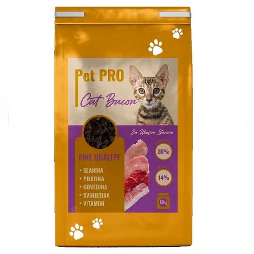 Pet Pro CAT bacon 12kg Cene