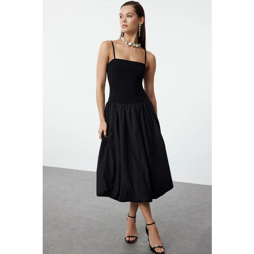 Trendyol black A-Line Woven Dress