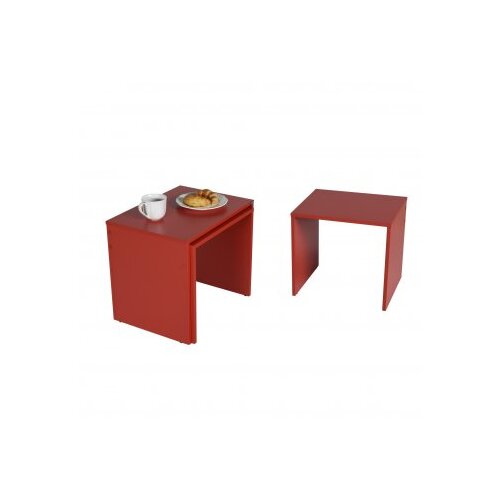 Hanah home SHP-103-KK-1 red nesting table Cene