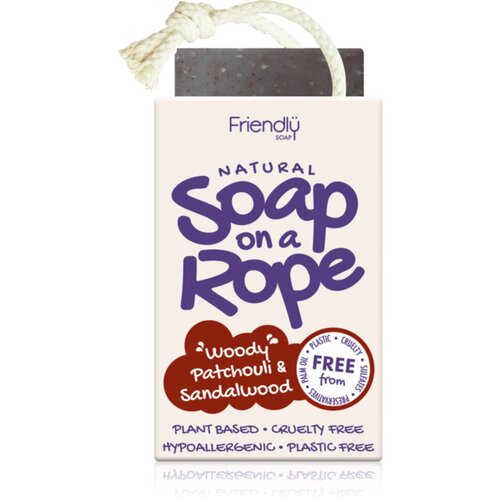 Friendly Soap Soap on a Rope Patchouli & Sandalwood naravno milo 95 g Cene