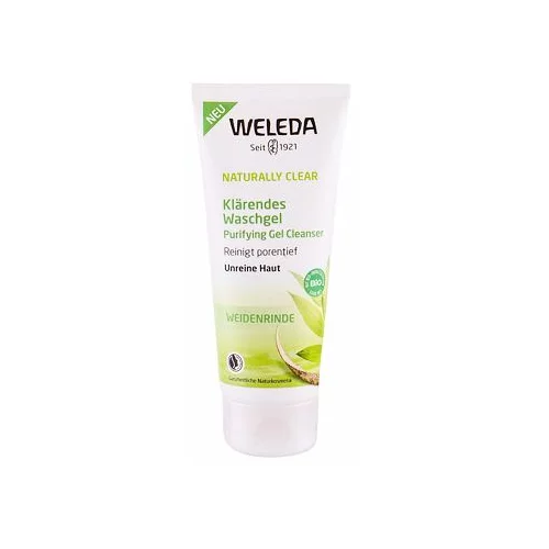 Weleda naturally clear purifying čistilni gel za problematično kožo 100 ml za ženske