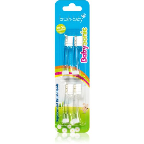 Brush Baby BabySonic zamjenske glave za zubnu četkicu za djecu 18 - 36 months 4 kom Slike