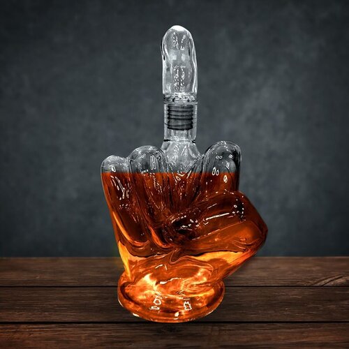  Dekanter za whisky - srednji prst Slike