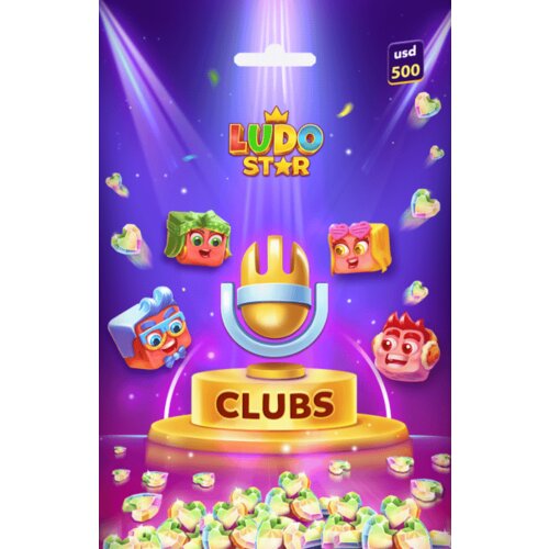 Clubs Ludo Star 500 USD Hearts Key GLOBAL Slike