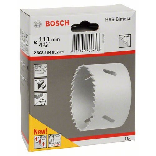 Bosch testera za otvore HSS-bimetal za standardne adaptere 111 mm, 4 3/8" ( 2608584852 ) Cene