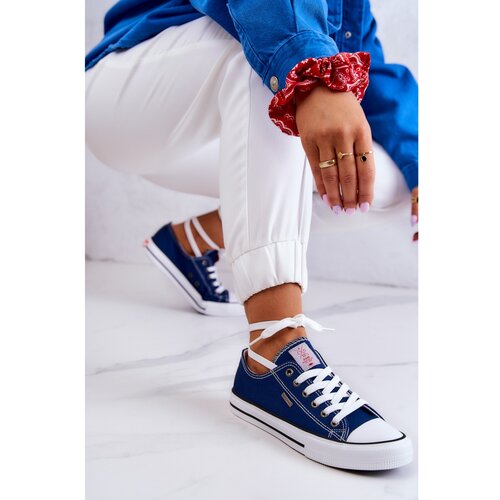 Kesi Women's Classic Sneakers Cross Jeans JJ2R4012C Navy blue Slike