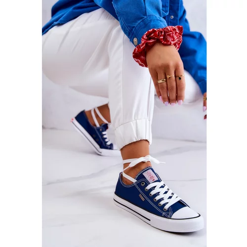 Kesi Women's Classic Sneakers Cross Jeans JJ2R4012C Navy blue