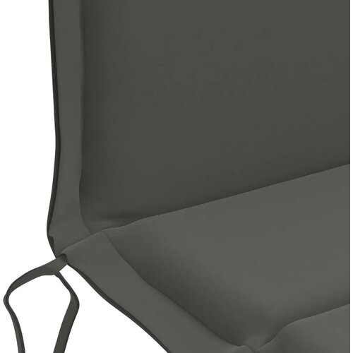  Jastučić za nisku stolicu GEMERT 4 kom. 100% poliester Antracit - Antracit (poliester) 110 x 50 x 3 cm 4 Slike