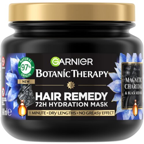 Garnier Botanic Therapy negovalna maska za lase - Magnetic Charcoal Hair Mask Cene