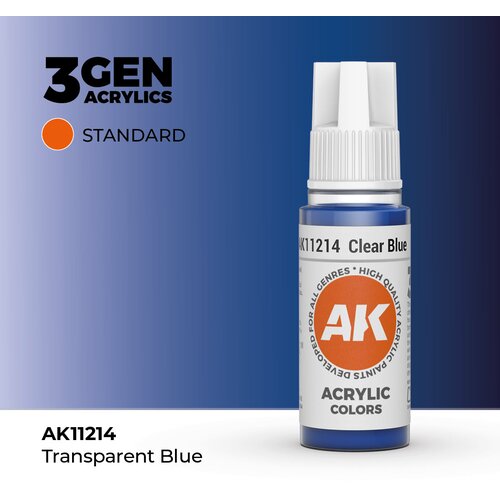AK Interactive Clear Blue 17ml - 3rd Gen Akrilna Boja AK11214 Slike