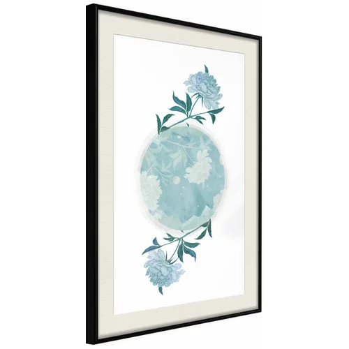  Poster - World in Shades of Blue 20x30