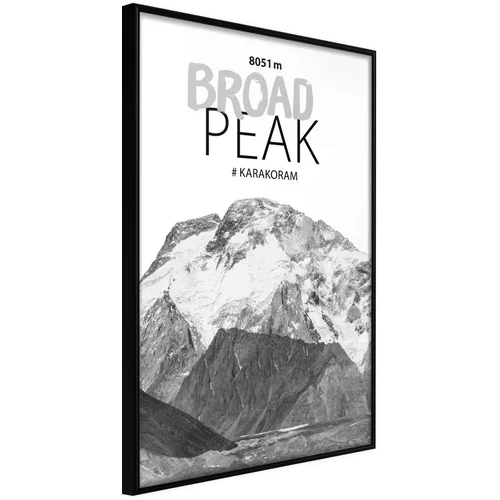  Poster - Peaks of the World: Broad Peak 20x30