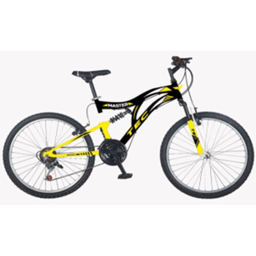 Belderia Brdski bicikl Tec Master 26&amp;quot;, crno-žuti Slike