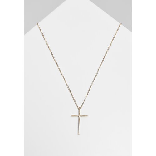 Urban Classics Large Basic Cross Necklace - Gold Colors Slike
