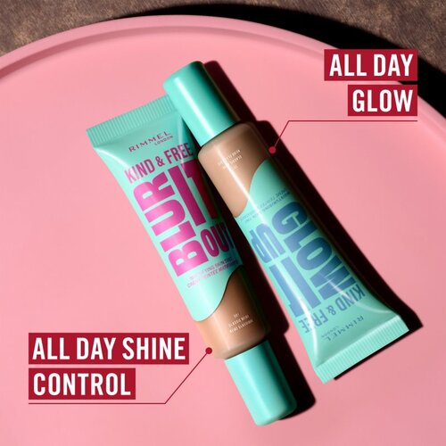 Rimmel London Kind & Free Glow It Up Moisturising Skin Tint puder normalna 30 ml nijansa 150 Rose Vanilla Cijene