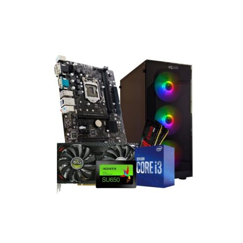 GNC GAMER Računalo gaming DIABLO i3-10100F 3.60GHz WIN 10 PRO 8GB/16GB Cijene