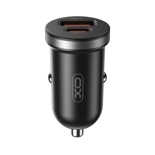 XO Auto punjac CC56 30W USB+Type C + kabal type-C Crni Cene