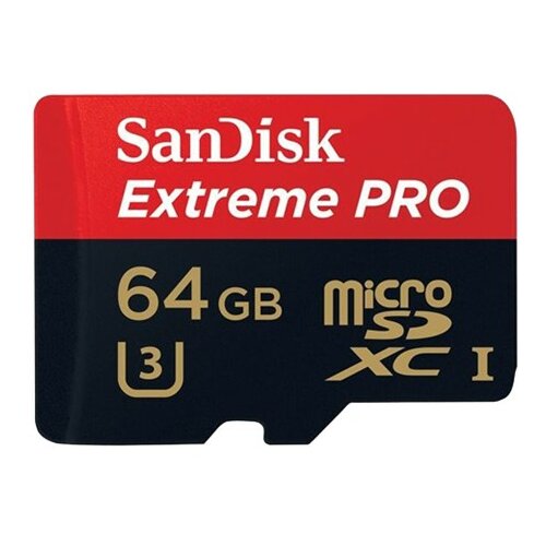 Sandisk Extreme PRO microSDXC 64GB UHS-I - SDSDQXP-064G-G46A memorijska kartica Slike
