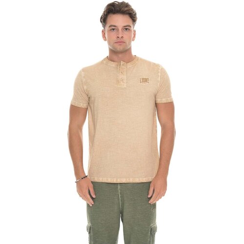 Leone 1947 Majice & Polo majice Man T-Shirt Short Sleeves Old Wash Bež Cene