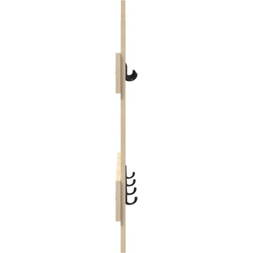 VidaXL Vje&amp;scaron;alica za kapute na zidu 60 x 3 x 82 cm Konstruirano drvo Slike