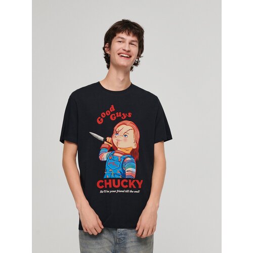 House - Majica kratkih rukava s printom Chucky - Crna Cijene