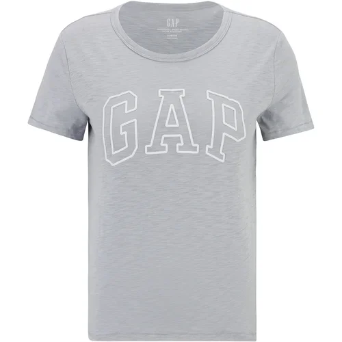 Gap Petite Majica sivkasto plava / bijela