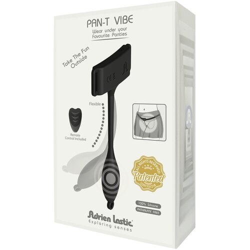 Adrien Lastic Adrienlastic Gaćice sa vibracijom Pan-t vibe, 10 režima vibracije, Crne Slike