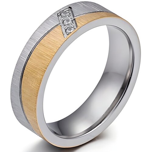  Ženski Prsten SE-17599 - Srebrna / Zlatna / 52mm KP17599 Cene