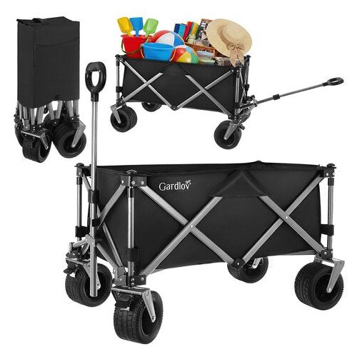 Gardlov sklopiva transportna kolica 150L &ndash; 200 kg, terenski kotači za pijesak i vrt Cijene