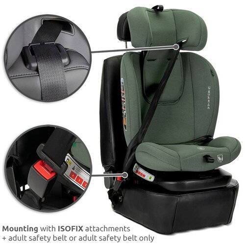 Lorelli CAPELLA Autosjedalica i-Size Isofix 360 40-150 cm, Grey Slike