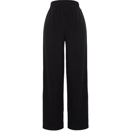 Trendyol ženske pantalone TWOSS23PL00129, crna-black Cene