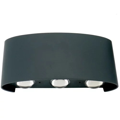 Ferotehna vanjska zidna LED svjetiljka Lens (170 x 80 x 40 mm, Antracit, IP54)