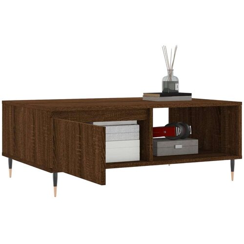 vidaXL Stolić za kavu smeđa boja hrasta 90x60x35 cm konstruirano drvo Cene