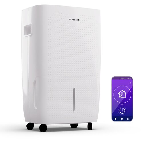 Klarstein DryFy Connect 60, odvlaživač zraka, WiFi, kompresija, 60l/24h, 45-55m² Cijene