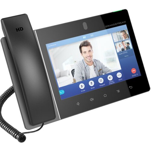 Grandstream GXV3380 multimedia android 16-line/16-SIP voip hd telefon, 8", touch screen tft, 2MPix full-hd kamera, bluetooth, wifi Cene