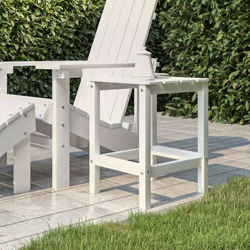 vidaXL vrtni stol adirondack bijeli 38 x 38 x 46 cm hdpe Cene