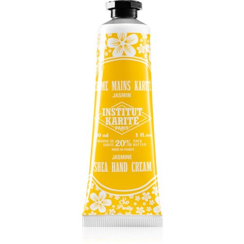 Institut Karite Shea Hand Cream Jasmine vlažilna krema za roke z vonjem jasmina 30 ml za ženske Slike